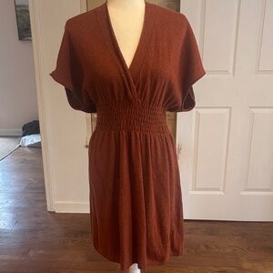 Anthropologie Brown Sweater Dress Medium